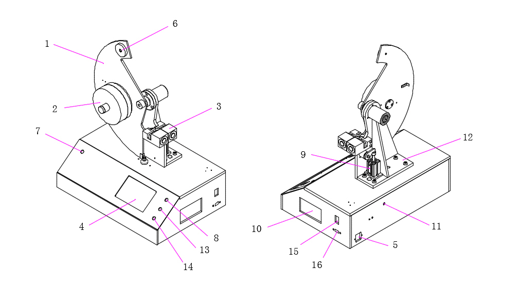 Fabric Tearing Testing machine